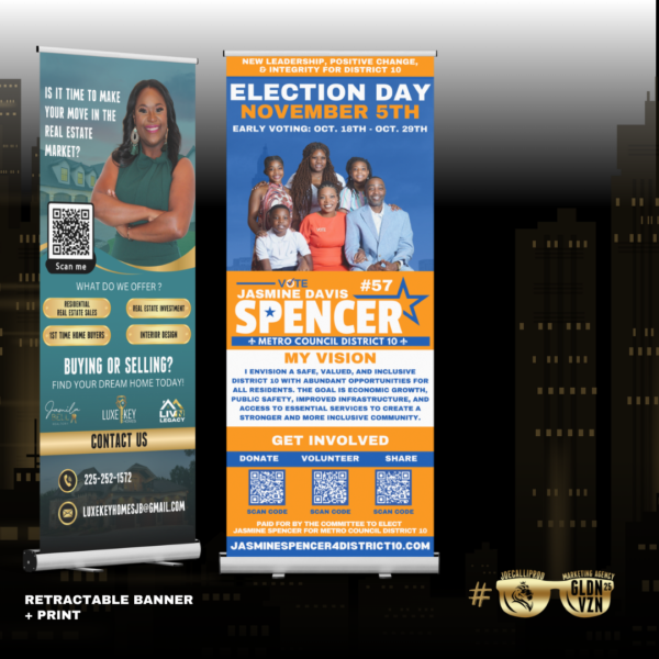 Retractable Banner + Print